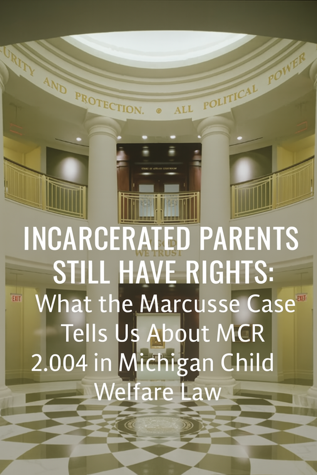 Incarcerated Parents Still Have Rights: What the Marcusse Case Tells Us About MCR 2.004 in Michigan Child Welfare Law